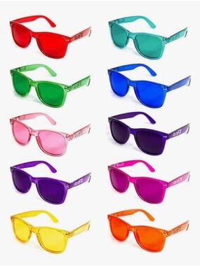 NEW Colored Wayfarer Sunglasses - Multiple Colors